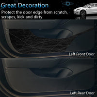 Tesla Model 3 Door Anti-kick Film Scuff Protection