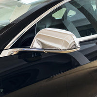 Tesla Model 3 Accessories Silver Plating Rear View Mirror Covers