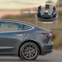 Tesla Model 3 Accessories Blue Light-emitting Logo Wheel Caps