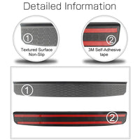 Front & Rear 4 Door Entry Guard Sill Plate Protectors for 2018 2019 Jeep Wrangler JL JLU