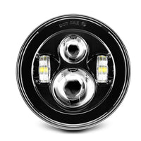 7 inch 4D 40W Round Motorcycle LED Headlights for Harley Davidson