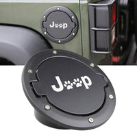 Fuel Filler Door Cover Gas Tank Cap for 2007-2017 Jeep Wrangler JK