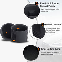 Tesla Model 3 Portable Insert Cup Holder 2PCS
