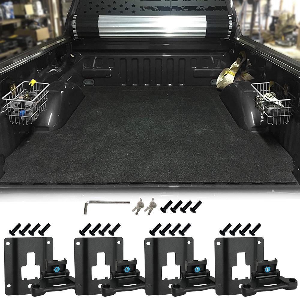 Ultra Premium Retractable Truck Bed Tie Down Anchors For 1999-2013 GMC Sierra 2500HD - 2-Pack