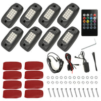 Winunite 8 Pods RGB LED Rock Lights App & Remote Control