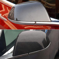 Tesla Model 3 Accessories Carbon Fiber Rear View Mirror Covers