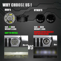 9 inch LED Headlights For 2018-2020 Jeep Wrangler JL