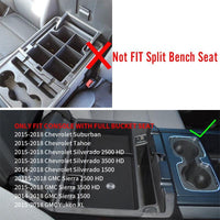 Wireless Charger Insert Center Container Storage Box For 2014-2018 Chevrolet Silverado GMC