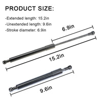 2004-2014 F150(NOT FLARESIDE) Tailgate Assist Shock Truck Lift Assist for F-150 Pickup Tailgate EZ Down(Torx Wrench was Included)