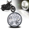 5-3/4" Round Silver LED Headlights for Harley Davidson Iron 883 - Winunite