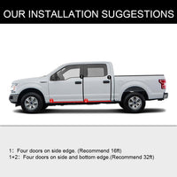 Car Door Edge Guards 32-4/5Ft(10M) Universal Fit Rubber U Shape Edge Trim Car Door Edge Protection