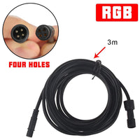 118"Extension Wire for 4 Pod RGB Rock Light Kit 4 Pin (Black wiring hole)