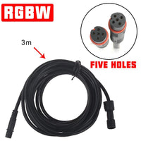 118"Extension Wire for 4 Pod RGB-W Rock Light Kit 5 Pin (Black wiring hole)