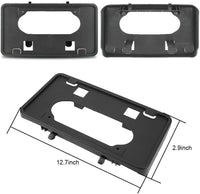 2009-2014 F150 Bumper Guards Pads Insert Replacement+Front Licenses Plate Frame Bracket Mounting Frame Holder for 2009-2014 F150(NOT Compatible with Harley Davidson SVT and Ecoboost Models)